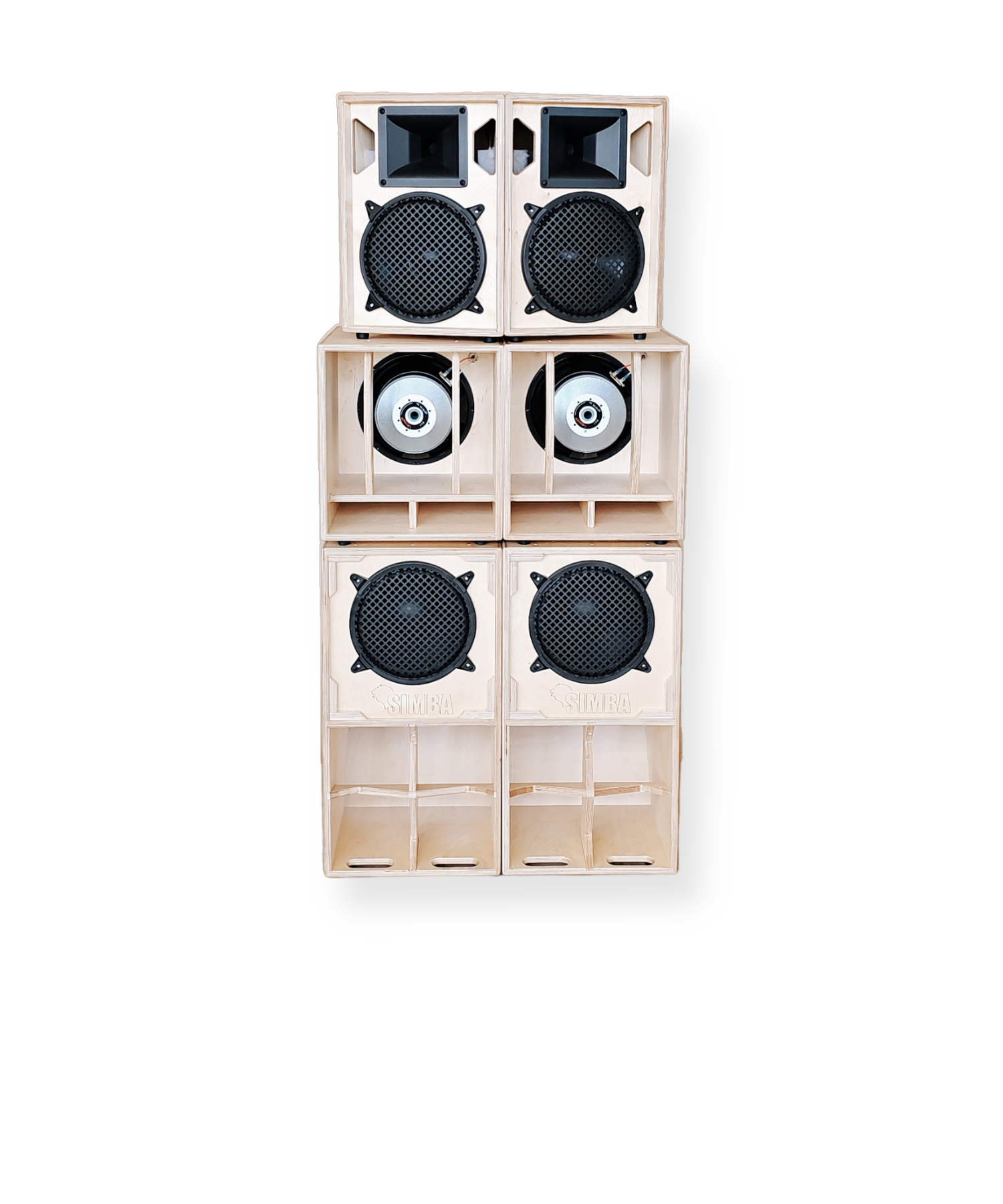 Simba 10-inch 4-Way Sound System