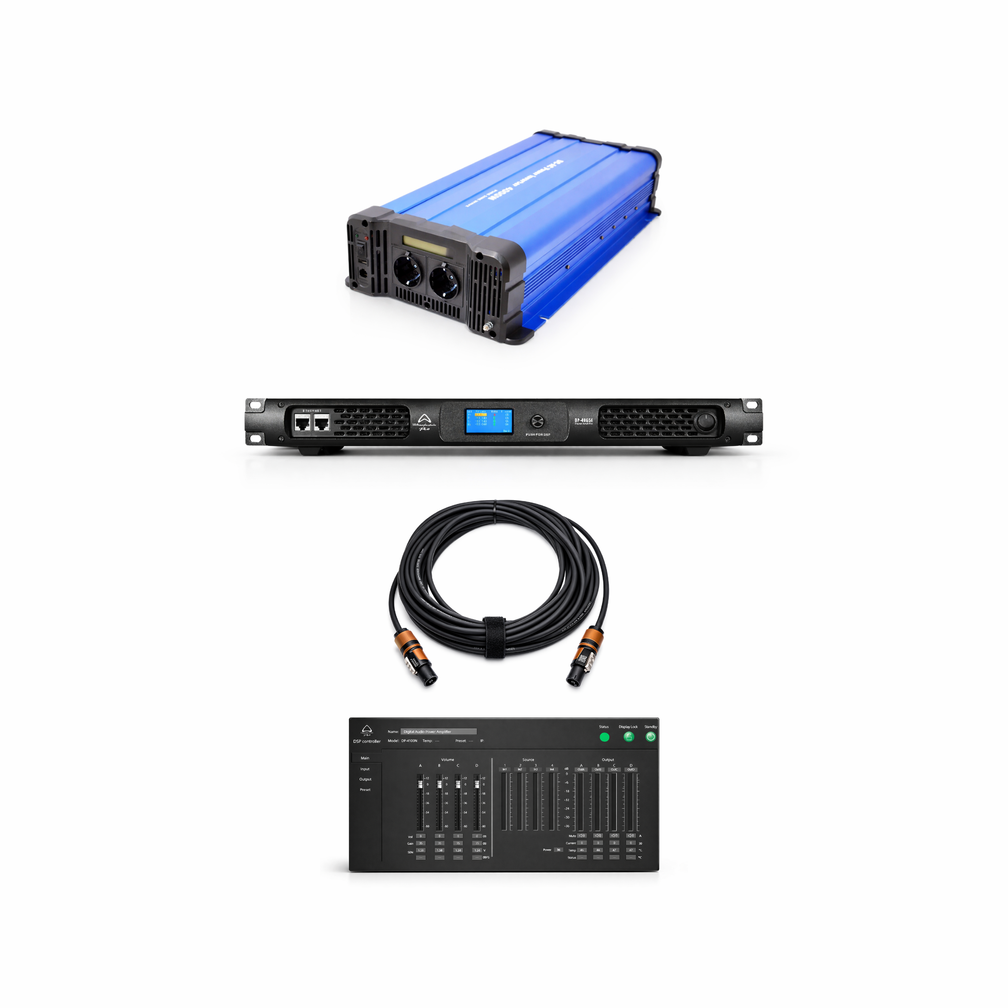 Système audio 4 voies Simba 10 pouces