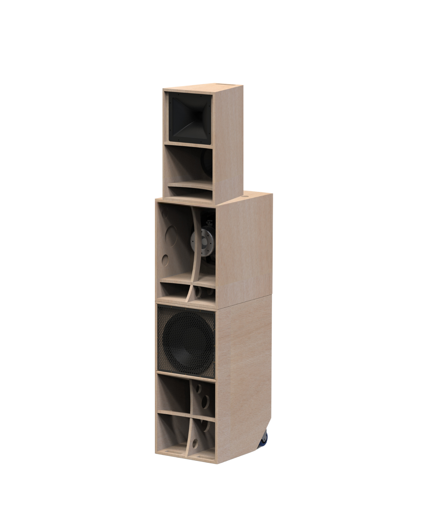 Faya 12-Zoll-4-Wege-Soundsystem