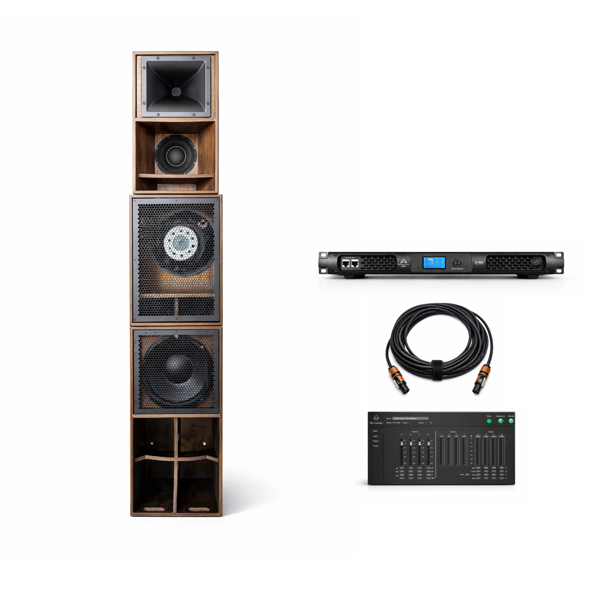 Système audio 4 voies Faya 12 pouces