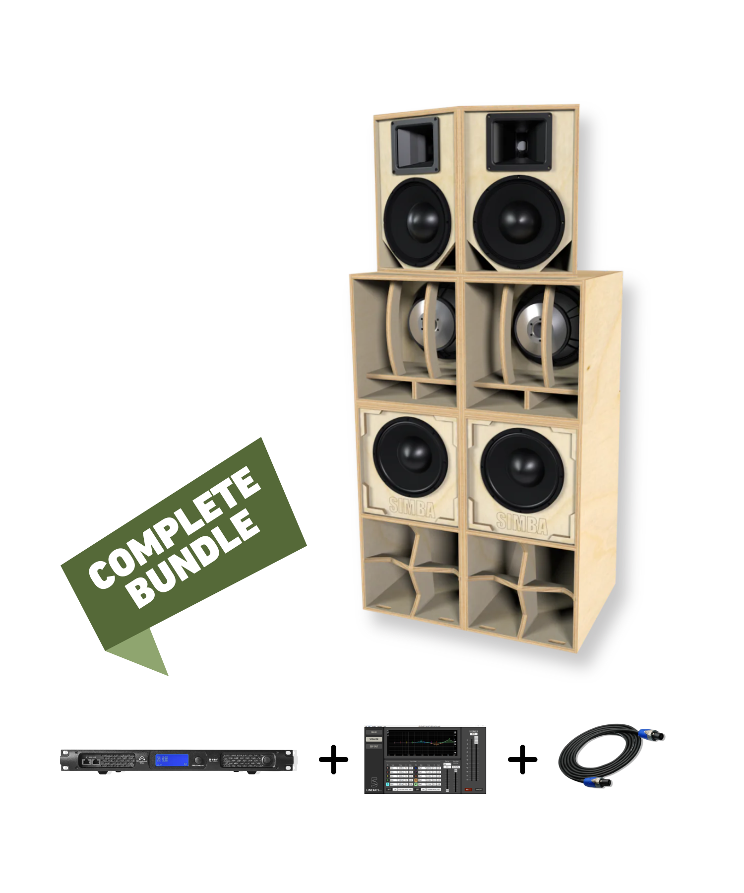 Simba 10-Zoll-4-Wege-Soundsystem