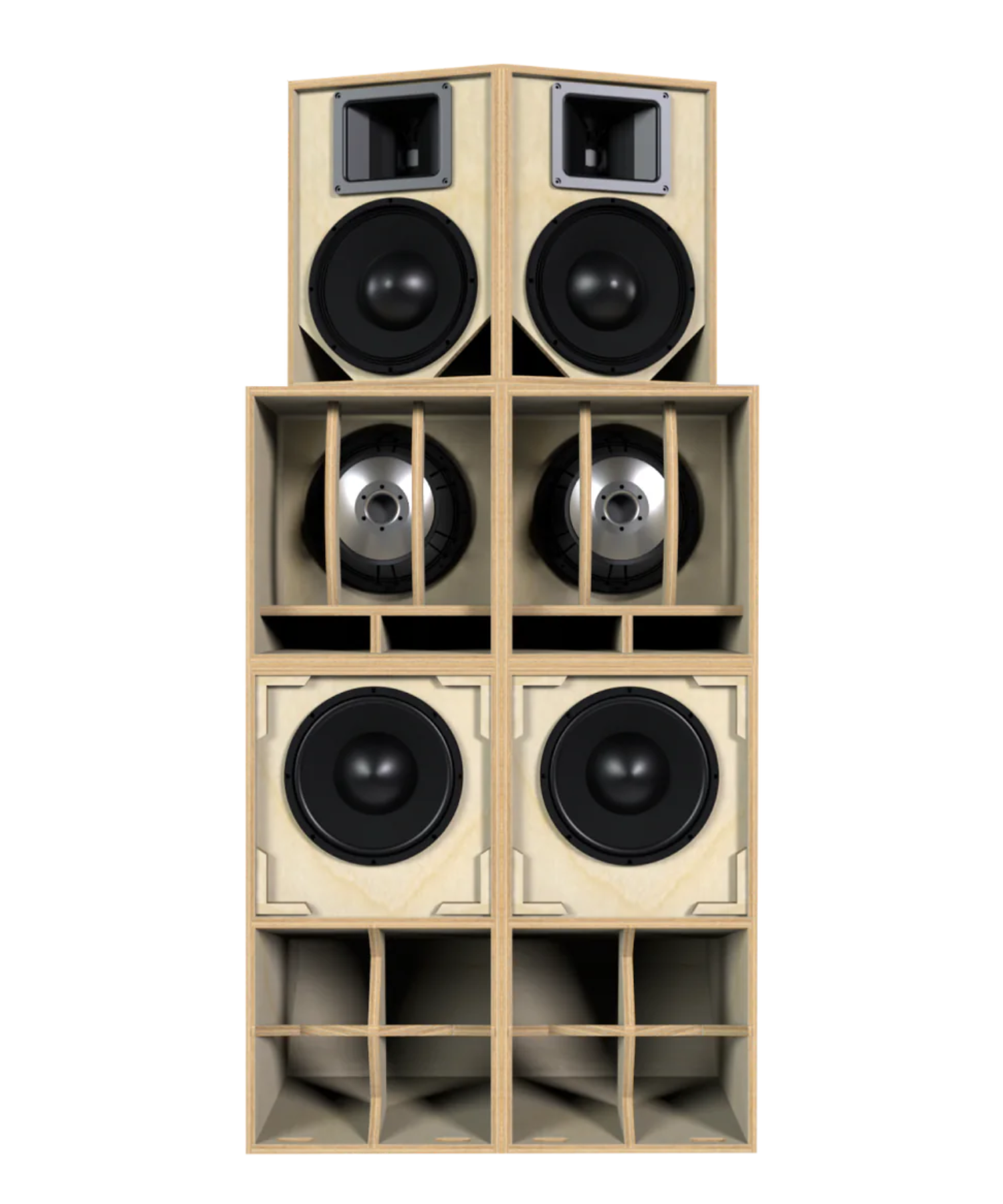 Simba 10-Zoll-4-Wege-System