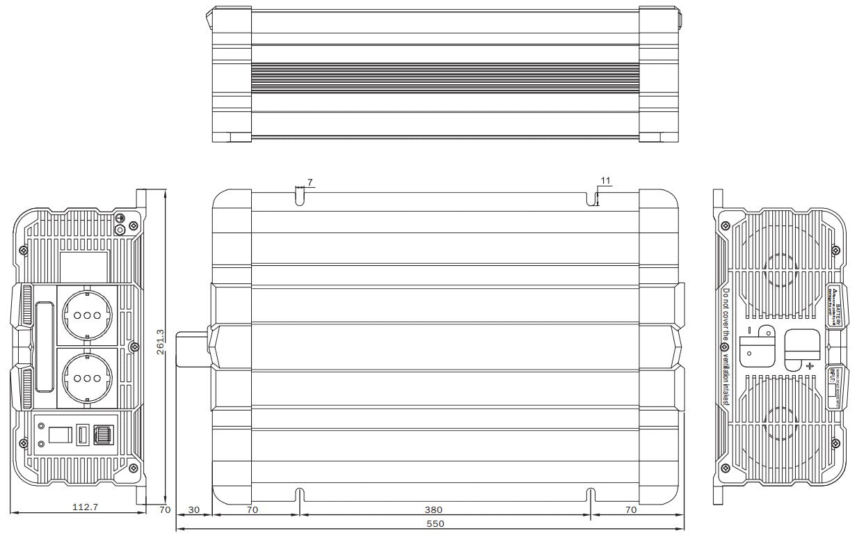 VAS Outdoor Transformer FS4000D for Battery System