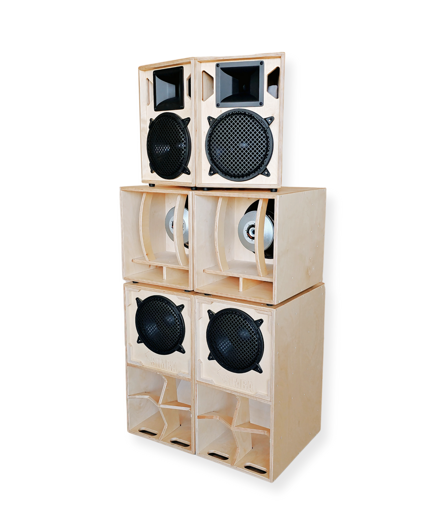 Simba 10-Zoll-4-Wege-System