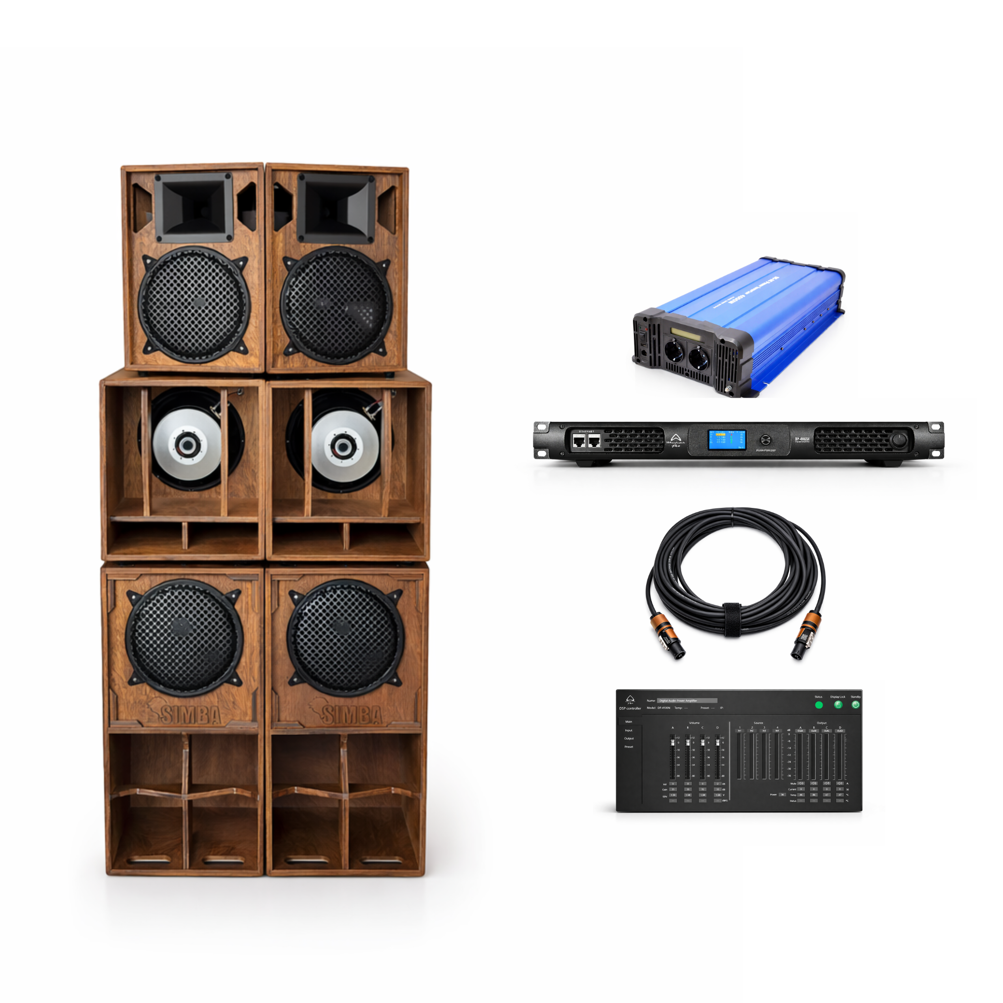 Simba 10-inch 4-Way Outdoor System