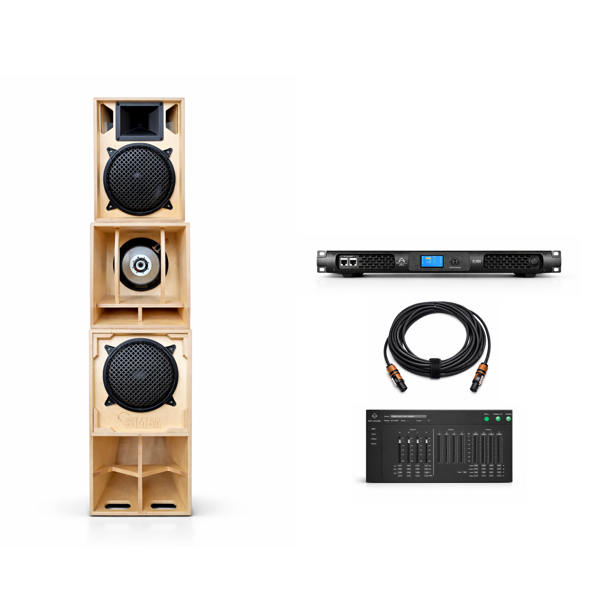 Simba 10-inch 4-Way Complete Starter