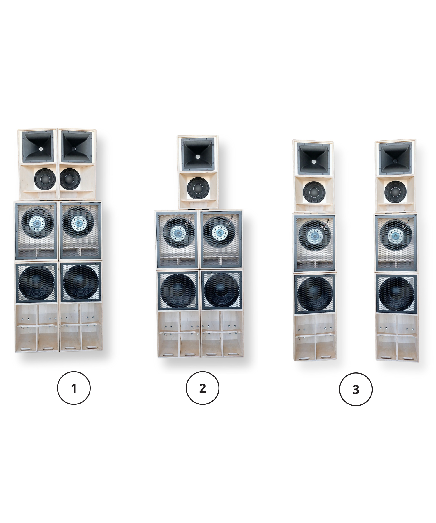 Système audio 4 voies Faya 12 pouces