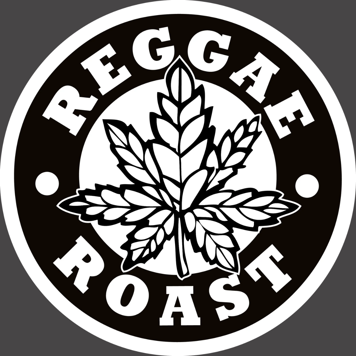 Reggae Roast logo.